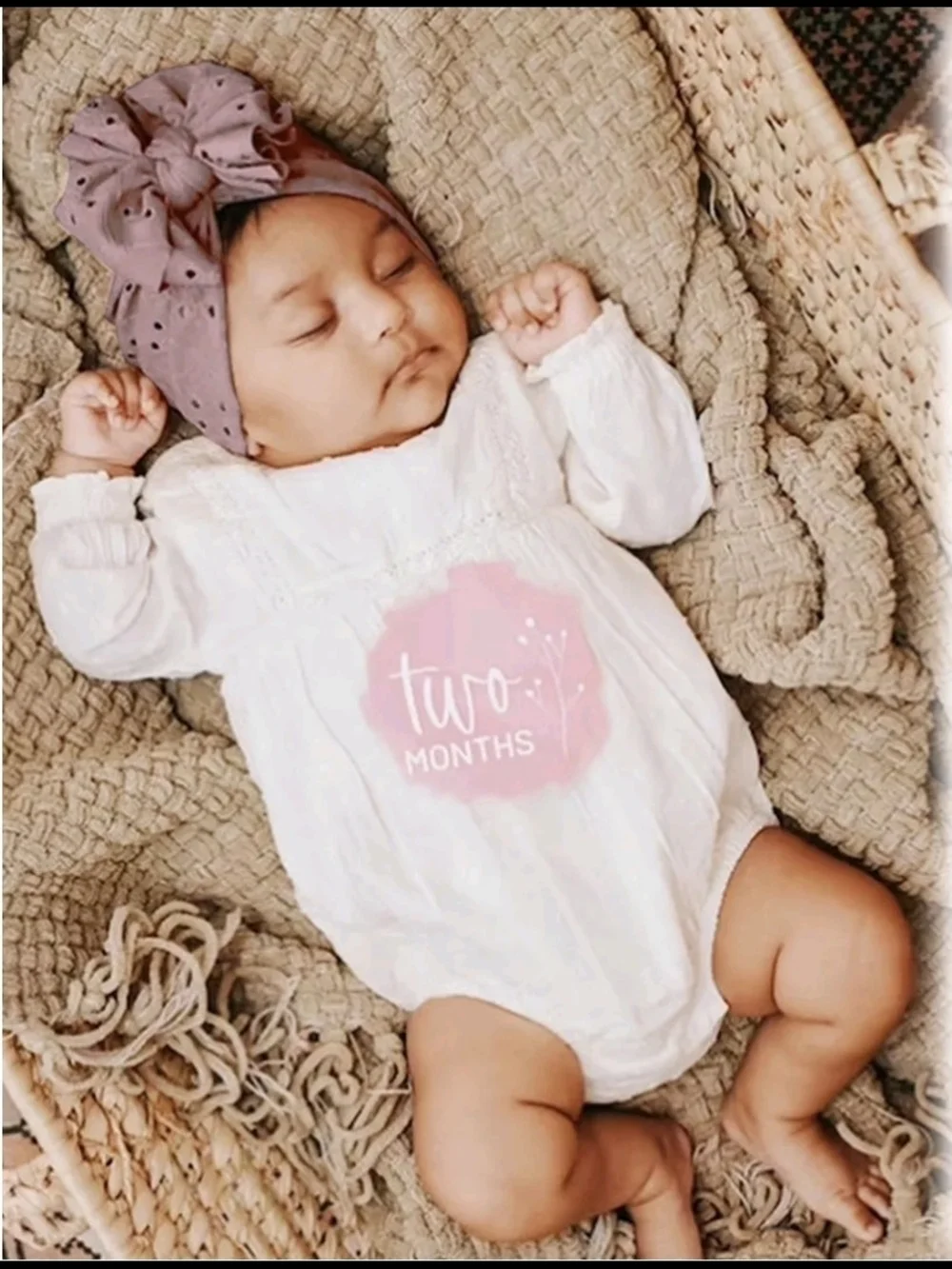 Soft Knit Baby Headwrap Bow in Sage Green, White, Pink & Lilac